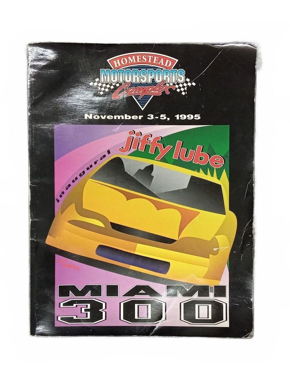 1995 Inaugural Jiffy Lube Homestead Motorsports Complex Program Miami 300